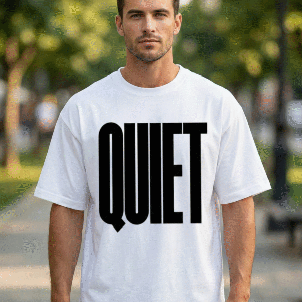 Quiet Unisex Oversized T-Shirt
