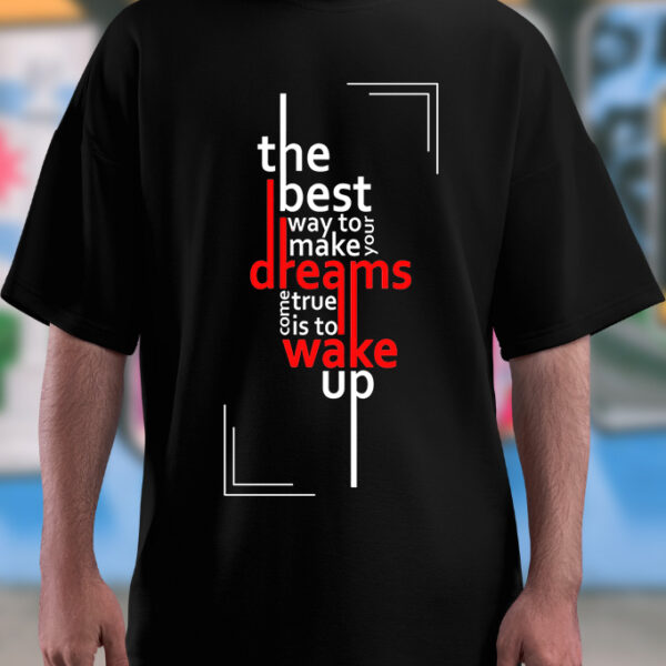 Dream Chaser Back Oversized T-Shirt